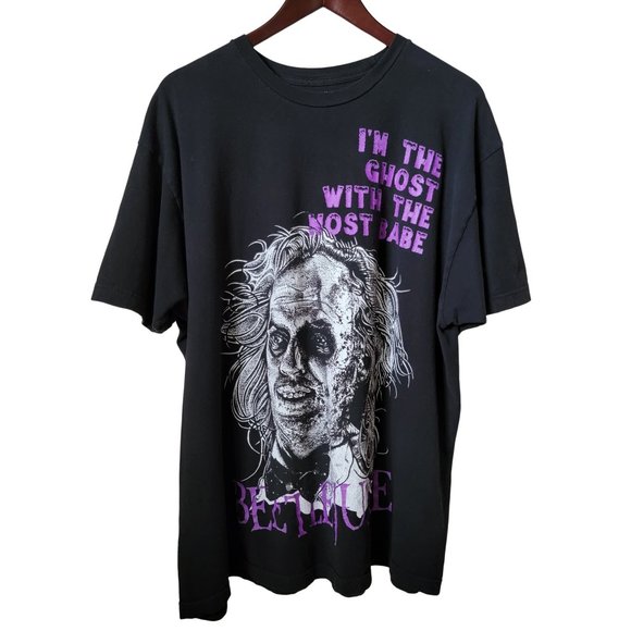 Beetlejuice Black Graphic Movie Tee - Picture 1 of 14